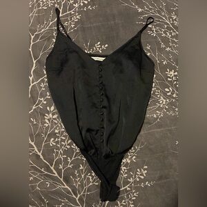 Abercrombie & Fitch Black Bodysuit Size S